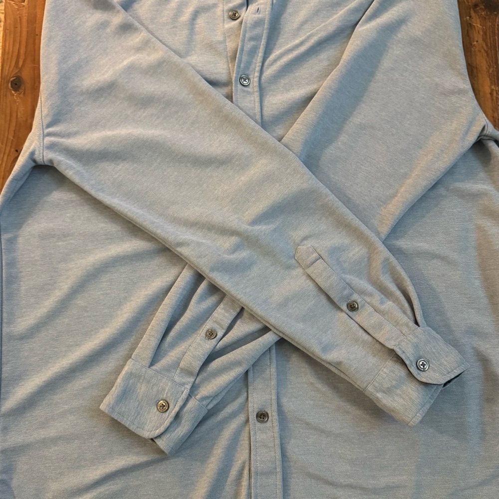 DKNY light blue Casual Button Down Shirt - Picture 2 of 5